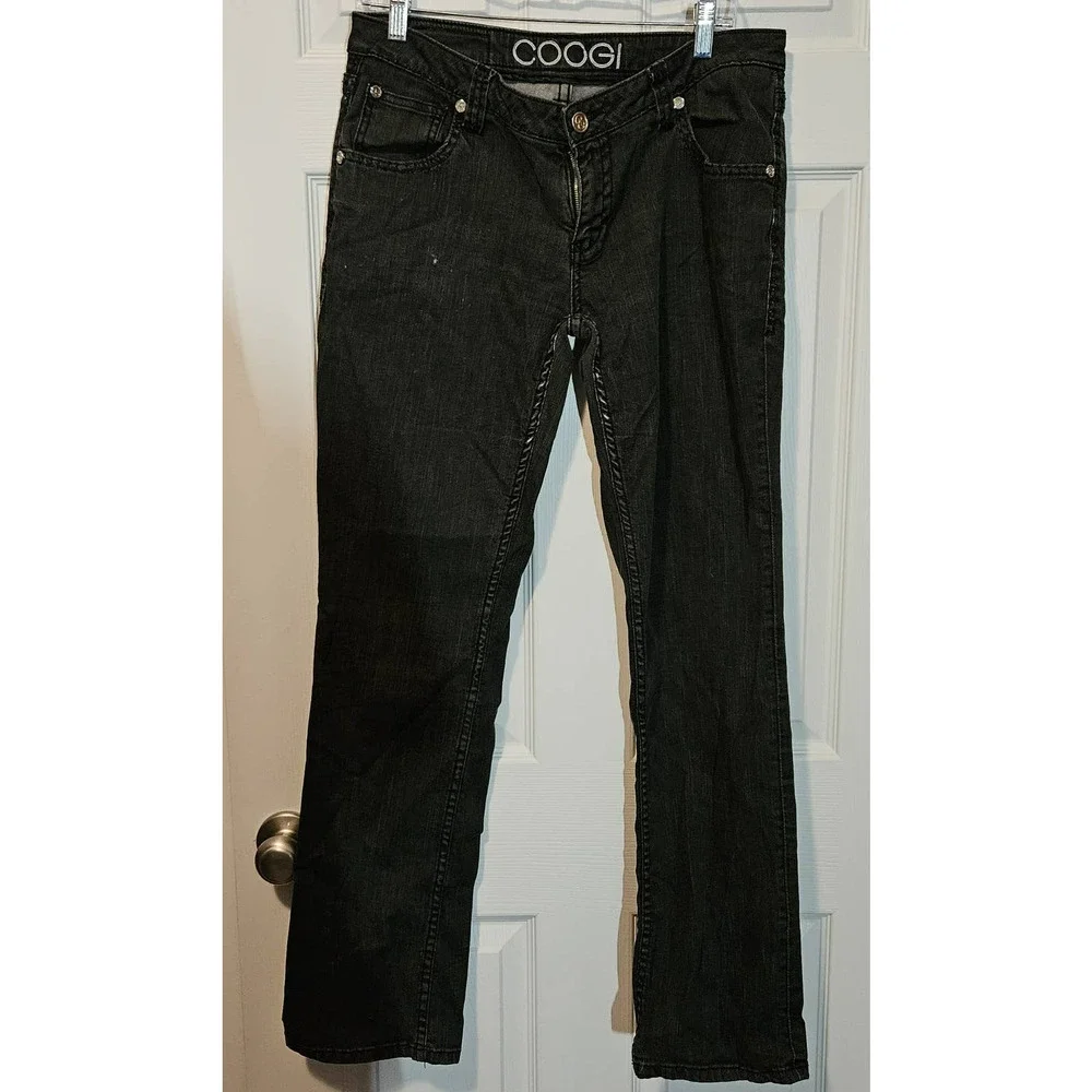 Coogi black rhinestone denim Size 13/14‎